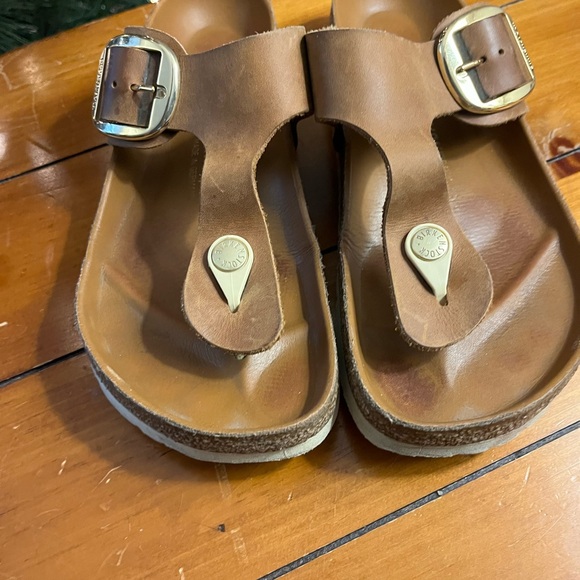 Very Nice Birkenstock leather sandal sz38 - Picture 4 of 12